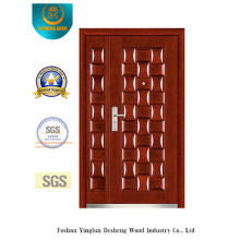 Klassischer Stil Sicherheit zwei Türen für Außen (b-3025)